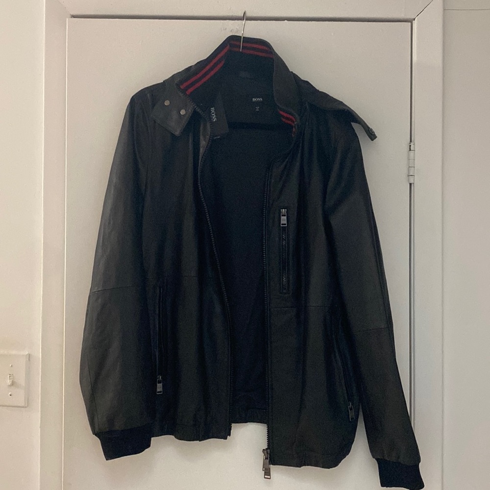 Hugo Boss 100% Leather Authentic Jacket